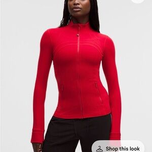 ❤️ Lululemon Define Jacket Nulu – Oxford Red (Size 6) ❤️
